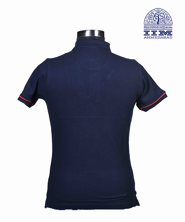 Polo Dual Tone Navy Blue With Red